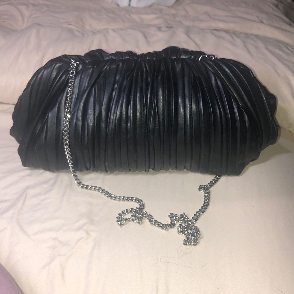 NEW A.L.C Romeo Bag Pleated Clutch Crossbody Bag VEGAN magnetic closure